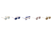 Dior Split Palladium Grey, Blue Mirror Aviator Unisex Sunglasses